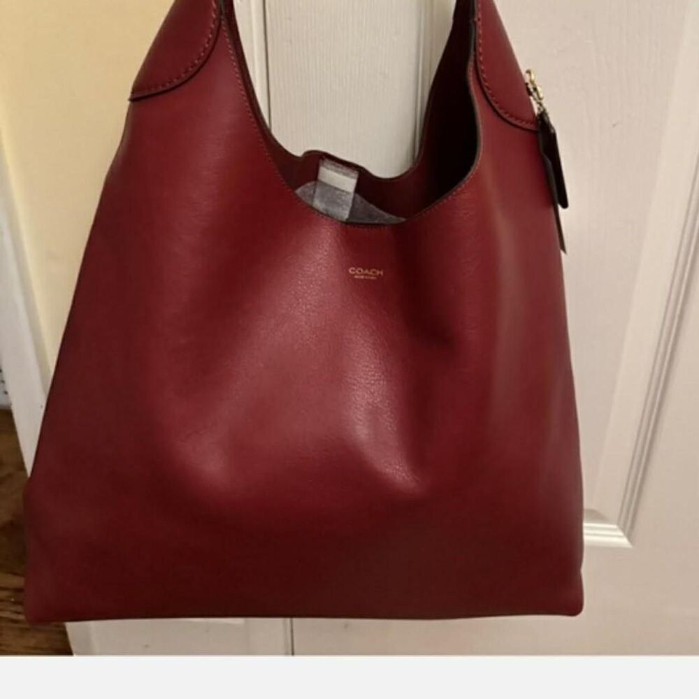 Coach Women's Burgundy and Red Bag